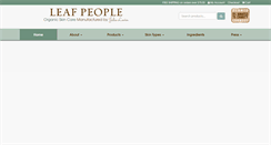 Desktop Screenshot of leafpeople.com